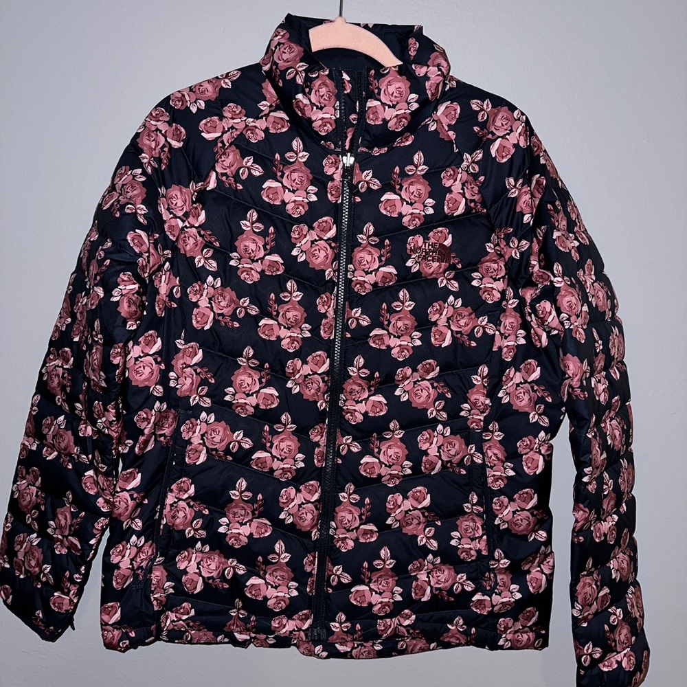 The North Face flare down jacket